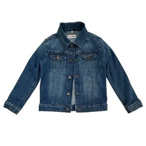 DL1961 Manning Denim Jacket Kids Girls Size 6/6X Blue Wash Button Front K55